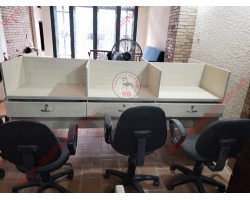 THANH LÝ BÀN LÀM VIỆC CỤM 6 NGƯỜI 1M2 X 2M4